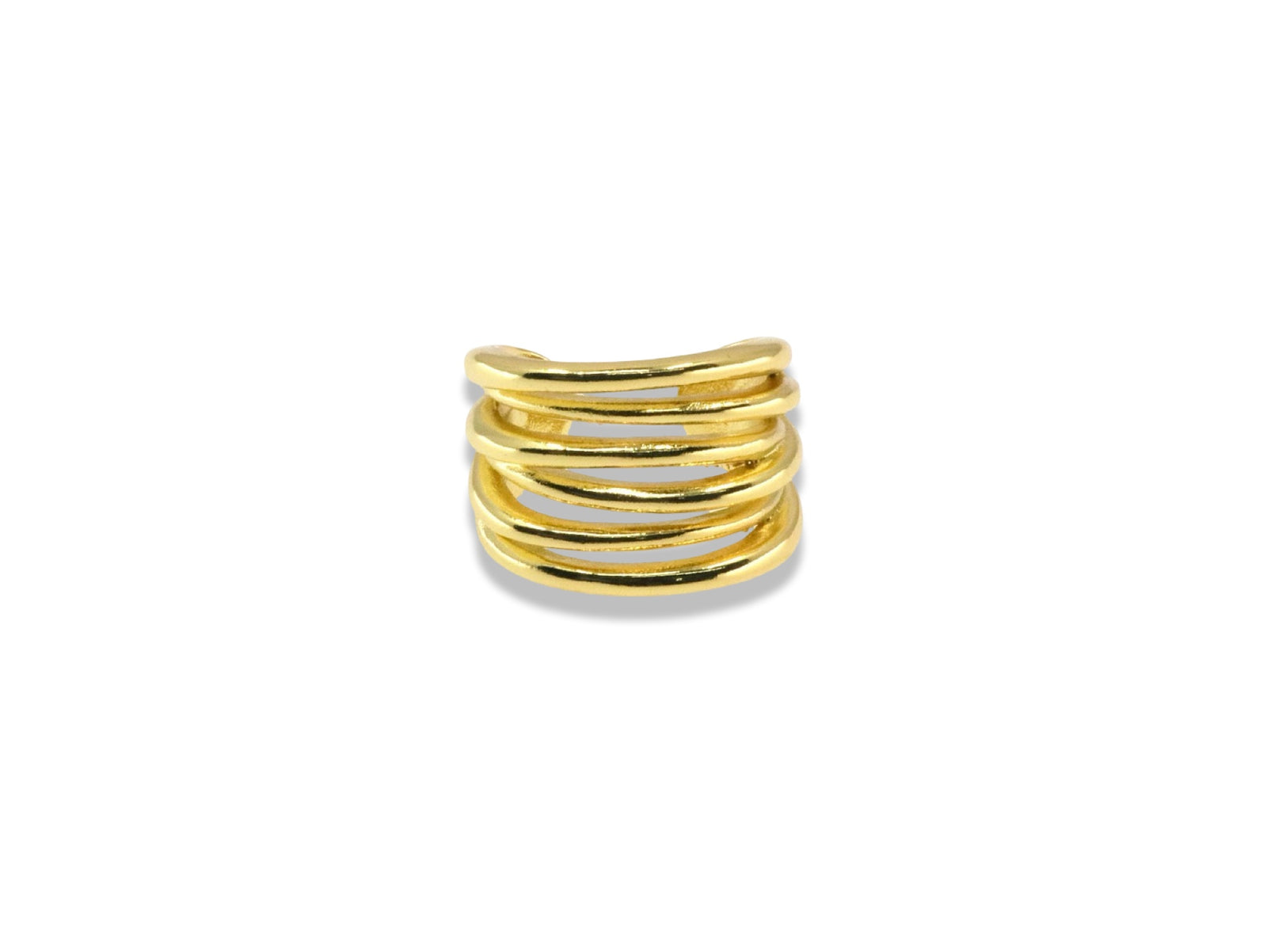 Minimalist gold ear cuff