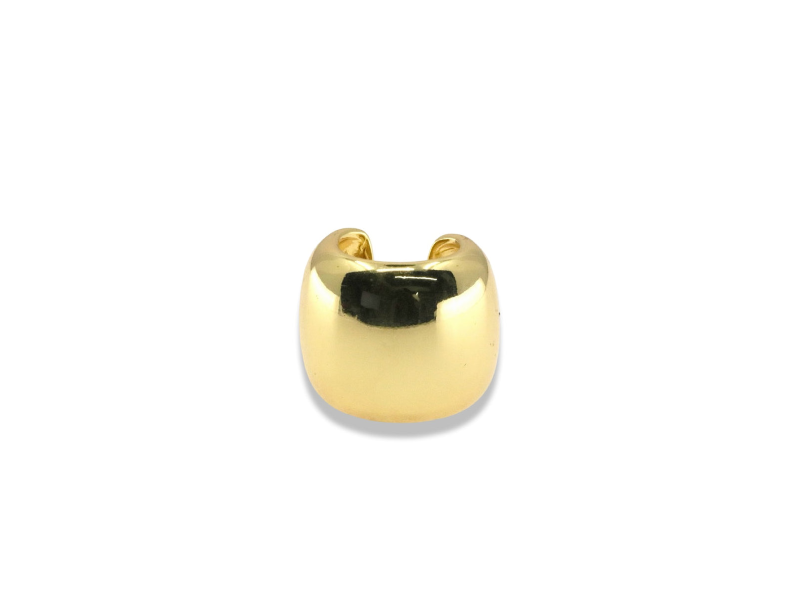 Chunky Gold Puff Ear Cuff