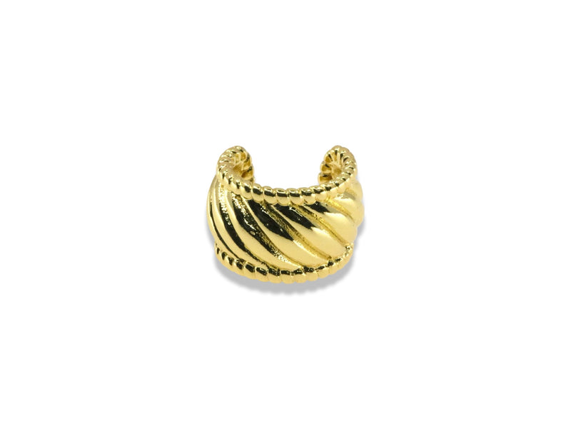 Textured Gold Ear Cuff