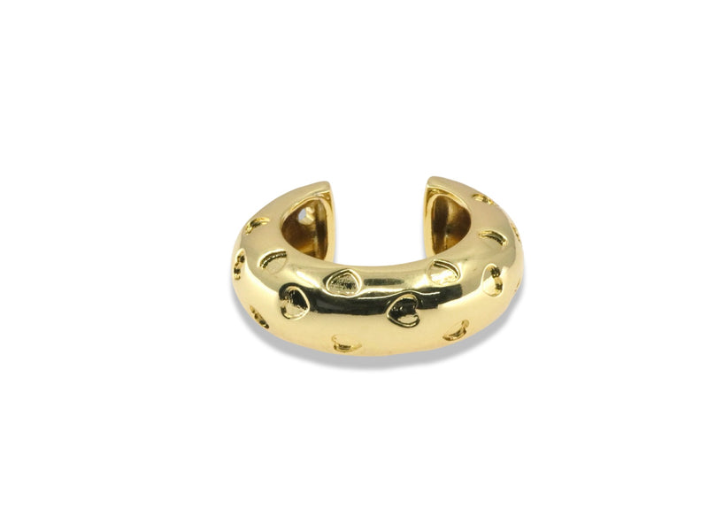 Chunky Heart Ear Cuff