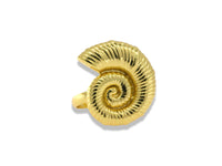 Gold Shell Statement Ring