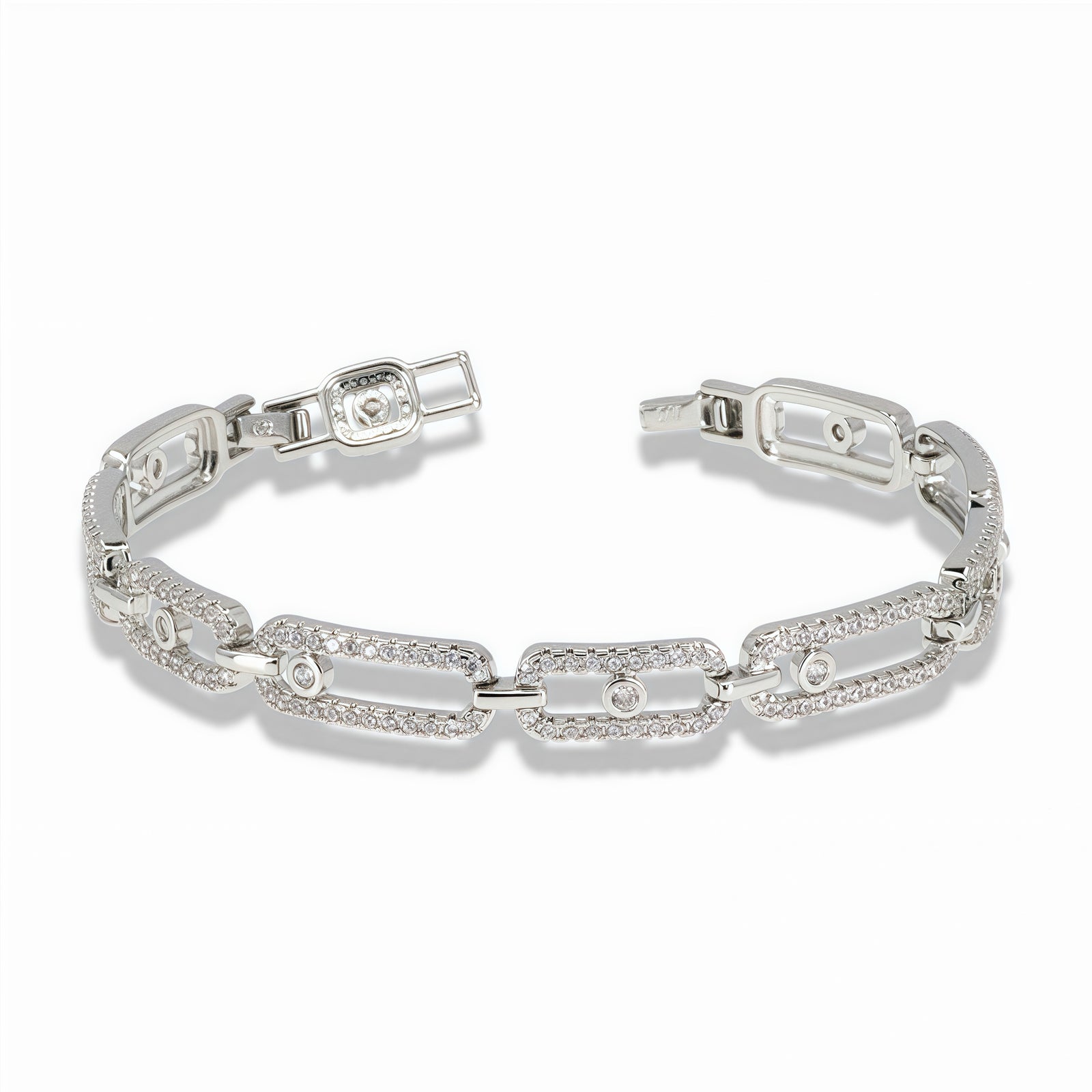Luxury Pavé Link Bracelet
