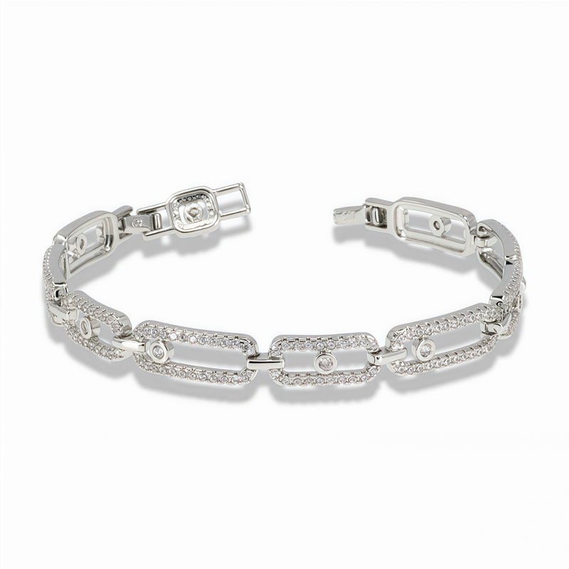 Luxury Pavé Link Bracelet