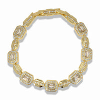 Pavé Border Zirconia Bracelet
