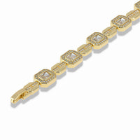 Pavé Border Zirconia Bracelet