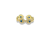 Gold Pavé Evil Eye Ring