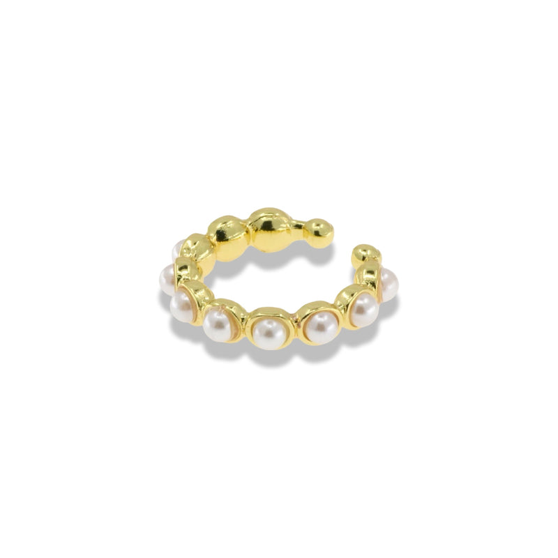 Dainty Pearl Line Ear Cuff