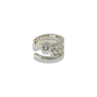 Triple Pavé Ear Cuff