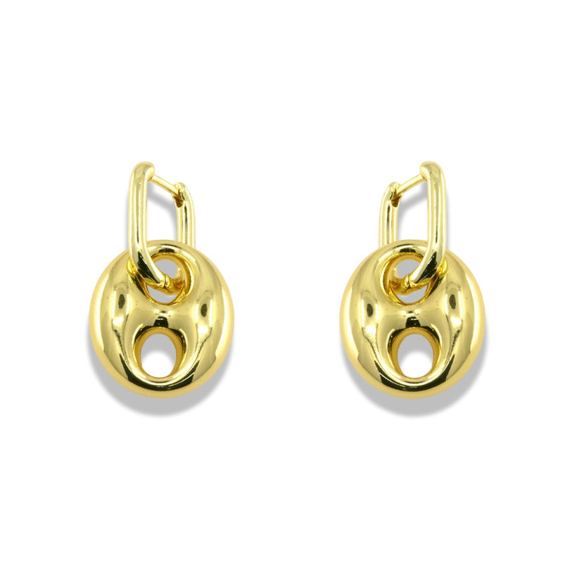 Minimalist Geometric Huggie Earrings