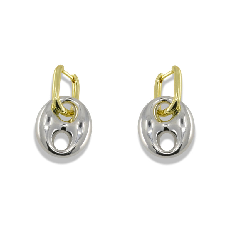 Minimalist Geometric Huggie Earrings