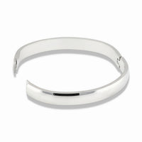 Classic Silver Bangle Bracelet – Stainless Steel