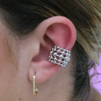 Chunky Beaded Ear Cuff