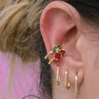 Cherry ear cuff