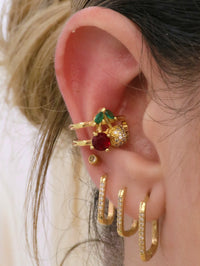 Cherry ear cuff