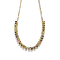 HEART ZIRCONIA TENNIS NECKLACE