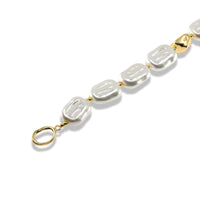 Gold Baroque Pearl Necklace