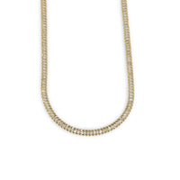 Adjustable Baguette Tennis Necklace