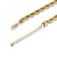 Gold Rope Chain Necklace (45 cm)