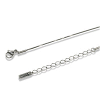 Double Heart Pendant Necklace in Stainless Steel