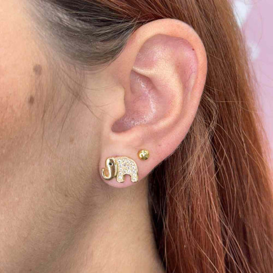 ELEPHANT STUD EARRING