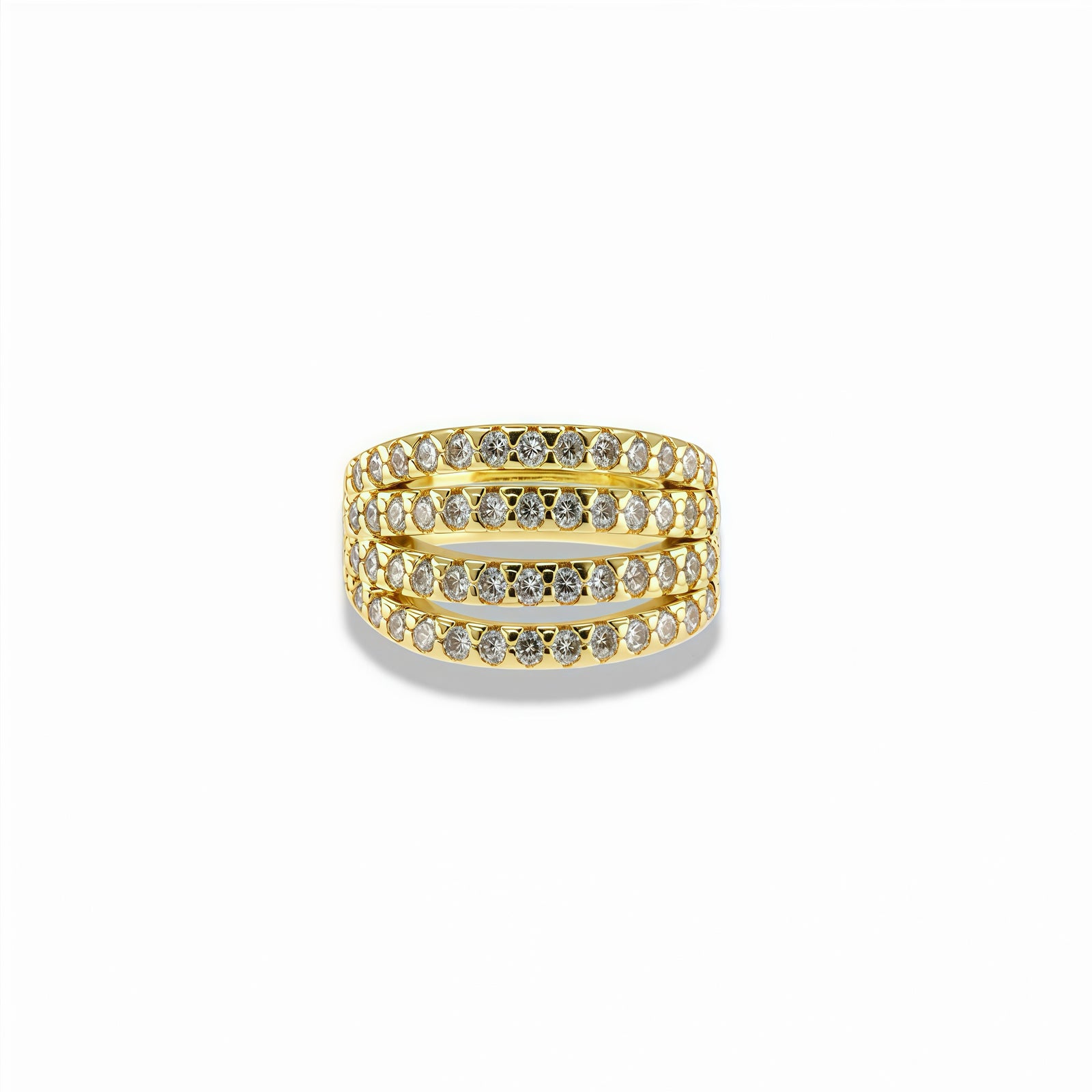 Four Row Pavé Ear Cuff