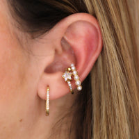 Star Pearl Ear Cuff