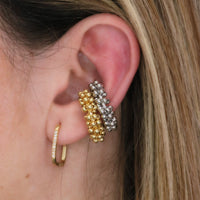 Mini Braided Bead Ear Cuff