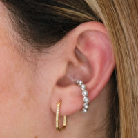 Dainty Pearl Line Ear Cuff