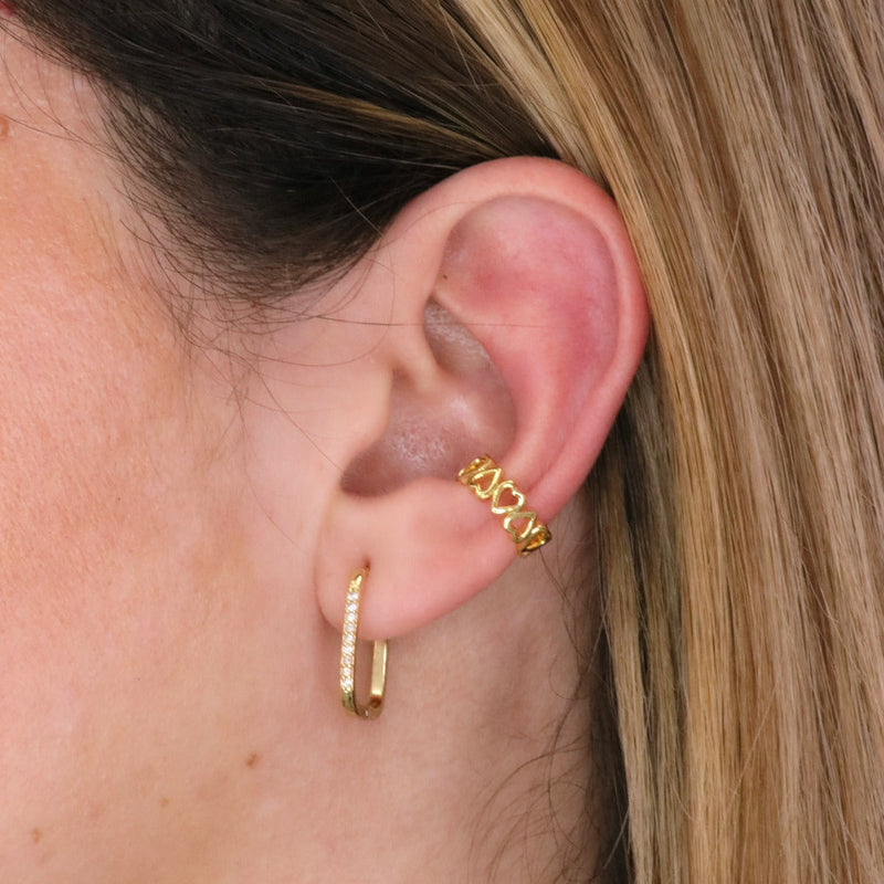 Mini Heart Ear Cuff