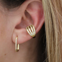 Four Row Pavé Ear Cuff