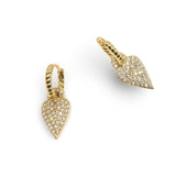 MINI HUGGIE WITH ZIRCONIA HEART