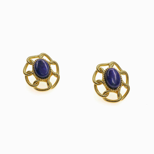 MARQUESA EARRING gold filled vintage style with luxurious design.