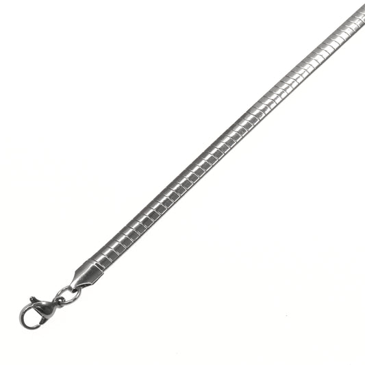 STEEL OMEGA BRACELET