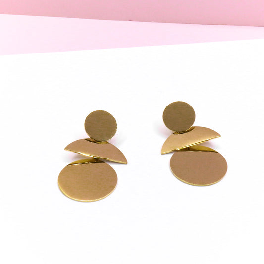 LONG CIRCLES EARRING