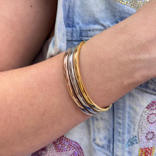 THREE TONE BANGLE