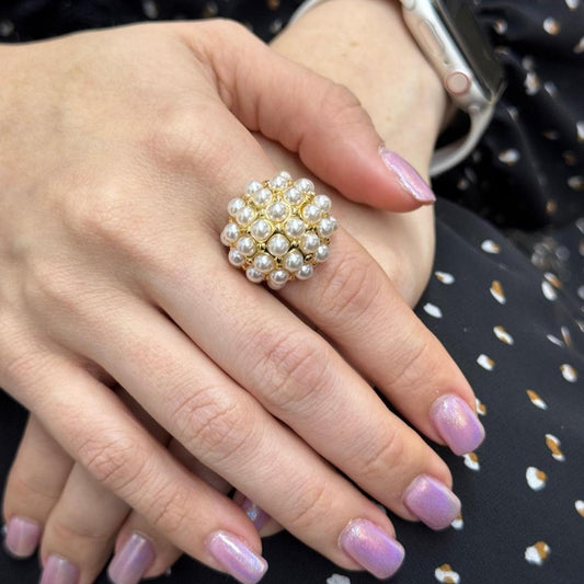 PEARL DOME RING
