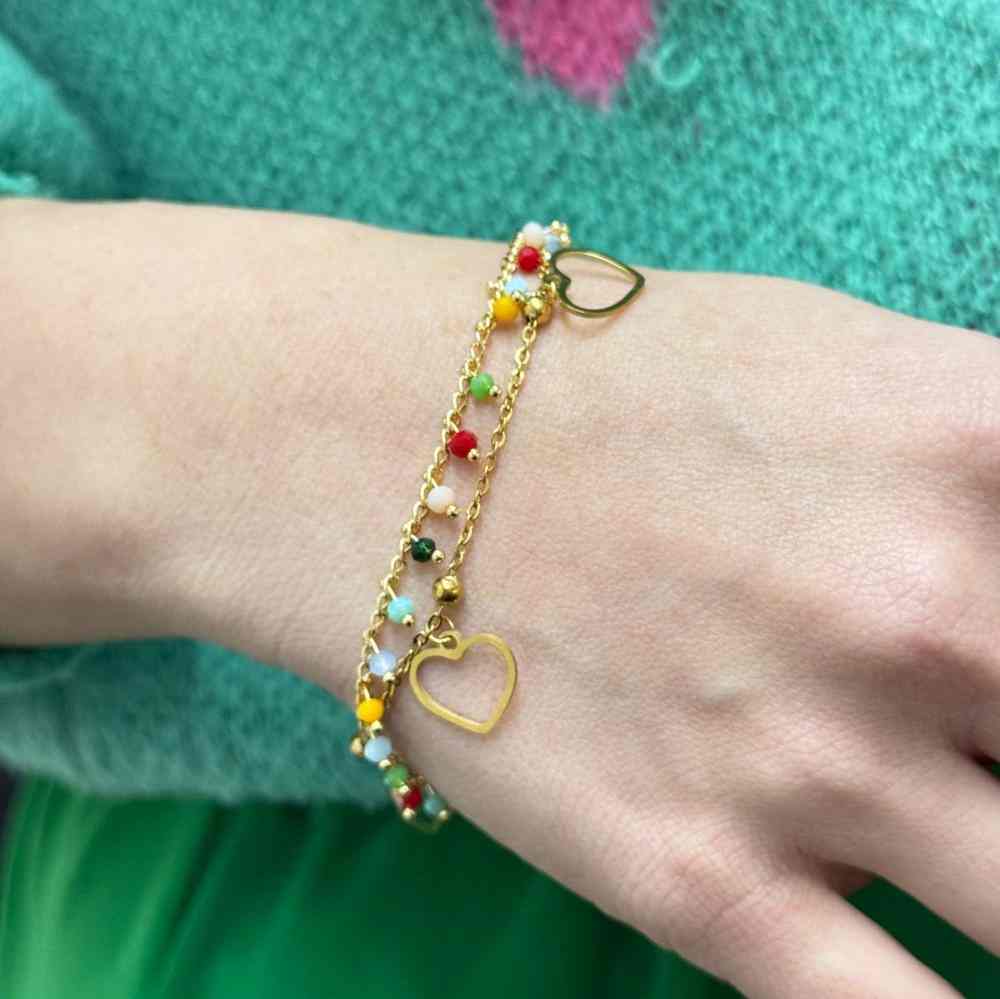 RAINBOW HERT BRACELET