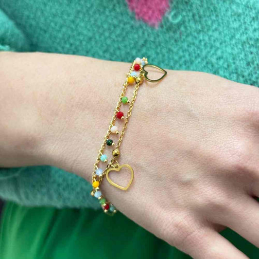 RAINBOW HERT BRACELET