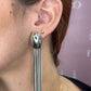 OVAL LONG EARRING