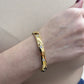SQUARE ZIRCONIA BANGLE