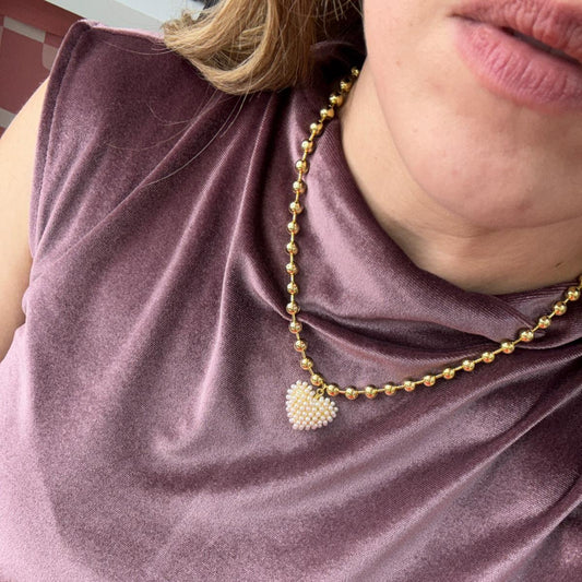 LOVE PEARLS CHAIN