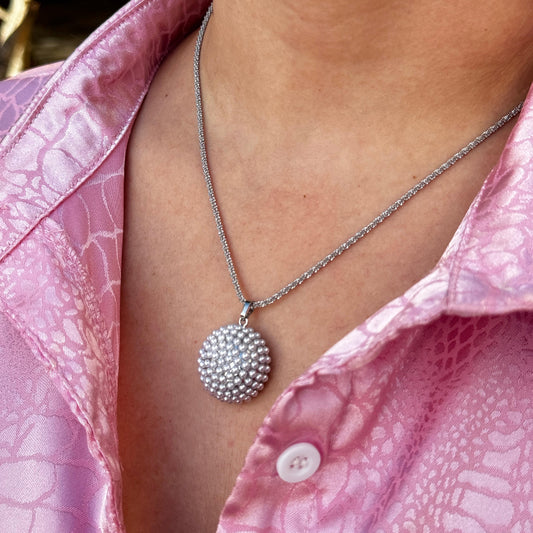 CIRCLE PEARLS CHAIN