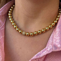 FIREBALL  CHUNKY BEADS CHAIN