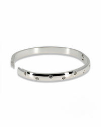 SCATTERED ZIRCONIA BANGLE BRACELET