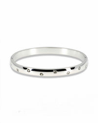 SCATTERED ZIRCONIA BANGLE BRACELET