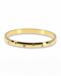 SCATTERED ZIRCONIA BANGLE BRACELET