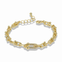 Pavé Center Link Bracelet