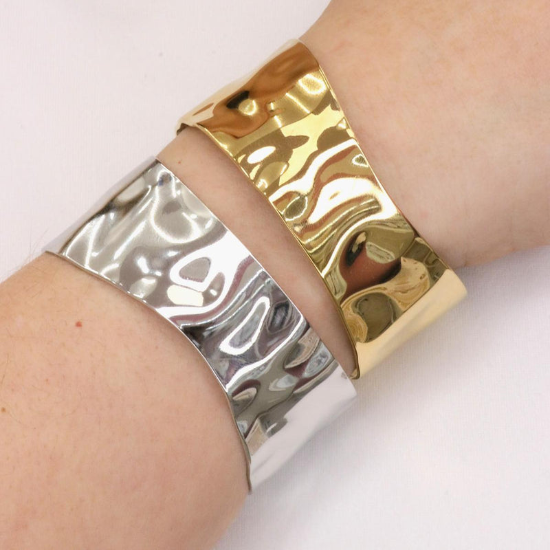 Adjustable chunky textured bracelet