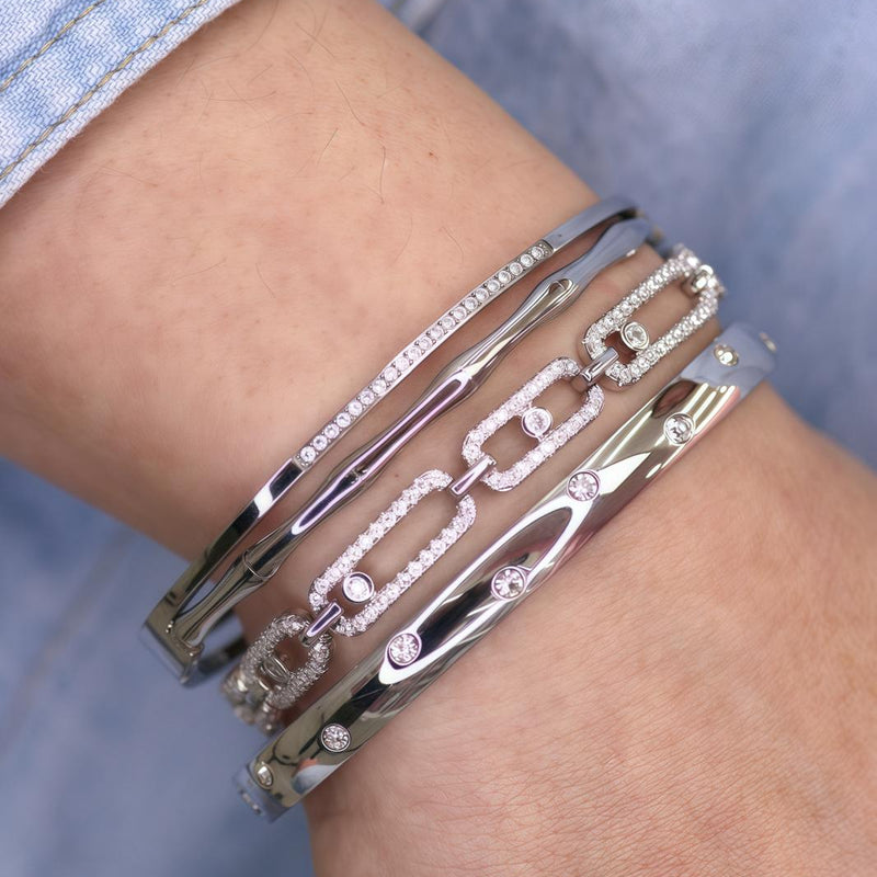 Luxury Pavé Link Bracelet