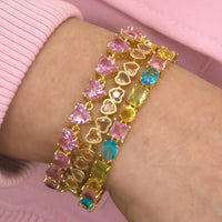Heart Cubic Zirconia Bracelet